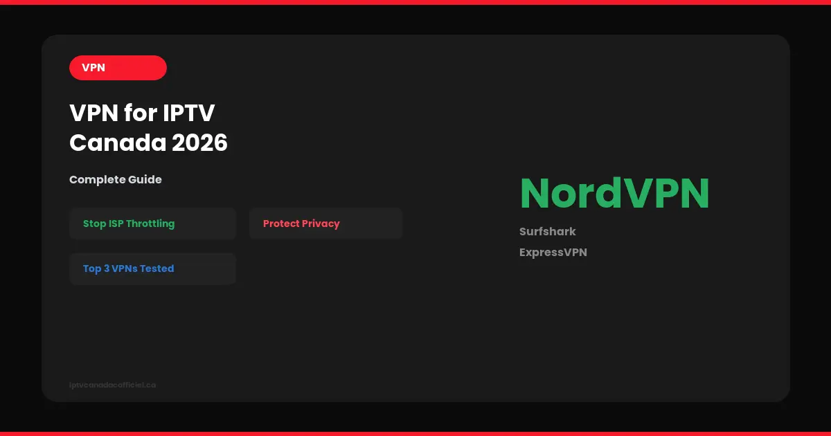 vpn for iptv canada complete guide 2026